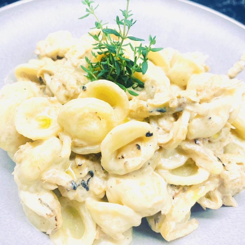 Orechchiette radis noir mascarpone