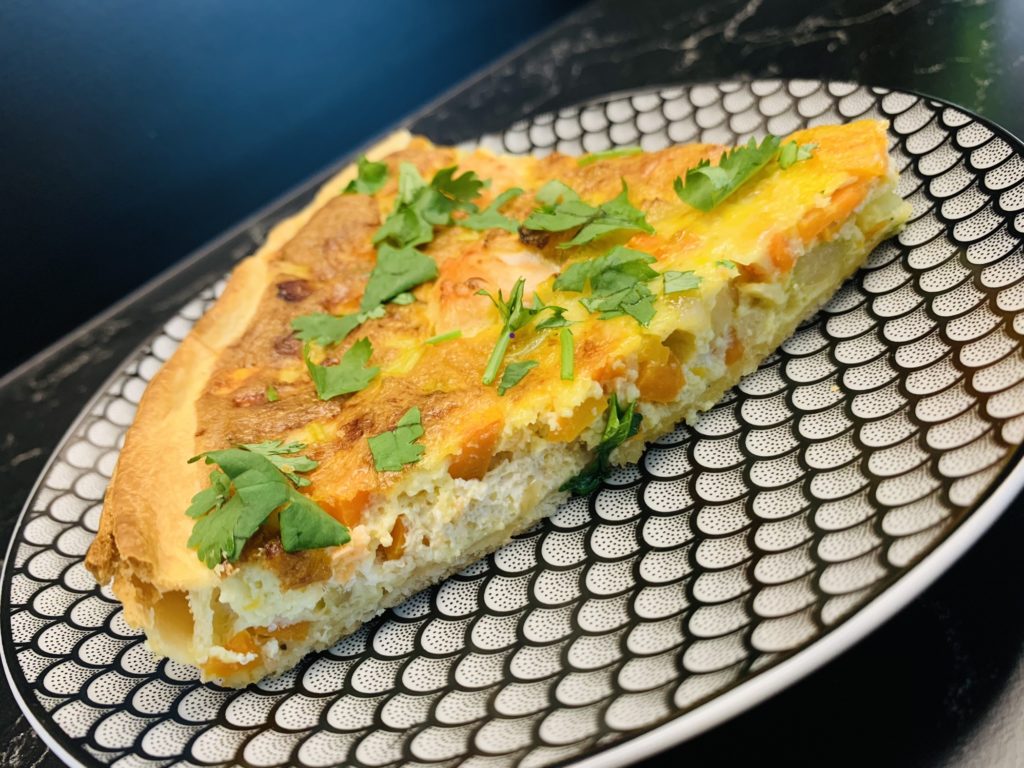 Quiche saumon coco